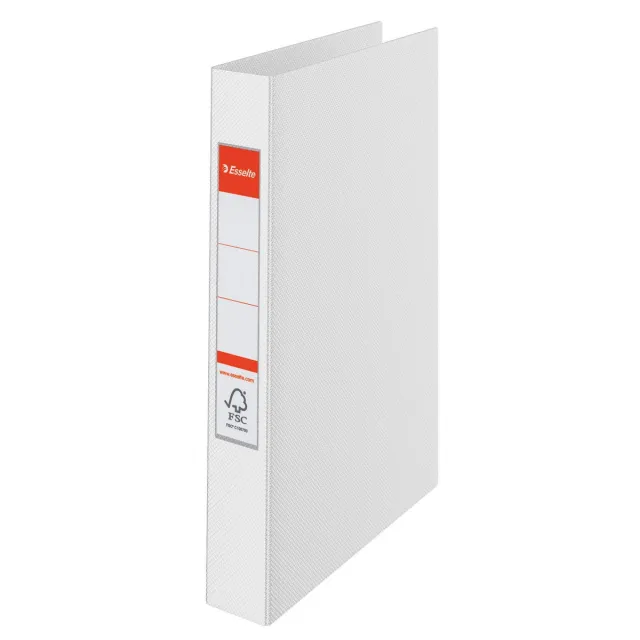 Esselte ringmap Vivida wit, 4 ringen