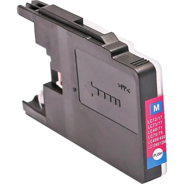 inkmaster Huismerk cartridge voor Brother LC 1220 1240 1280 M rood Brother DCP-J525W Brother DCP-J725DW Brother DCP-J925DW Brother MFC-J430W Brother MFC-J625DW Brother MFC-J825DW Brother MFC-J835DW Brother MFC-J5910DW Brother MFC-J6510DW Magenta