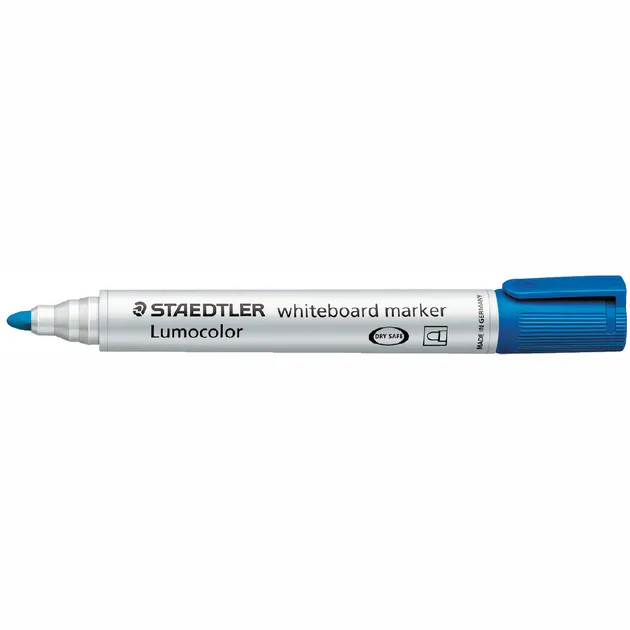 Staedtler Whiteboardmarker Staedtler Lumocolor 351 rond blauw 2mm