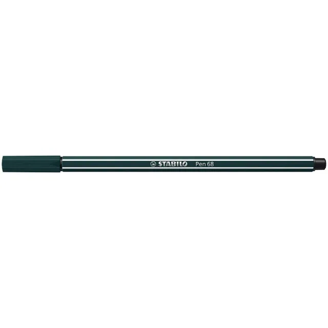 Stabilo Pen 68 viltstift, aardegroen