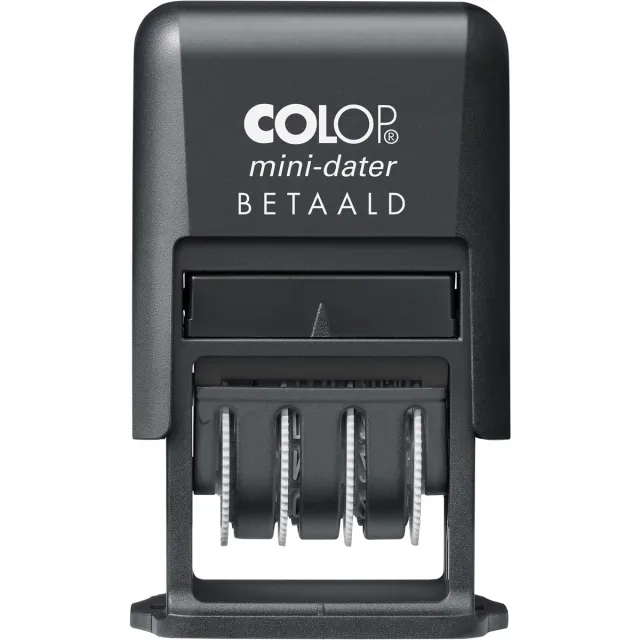 Colop mini-dater S160/L1 N, met datum en BETAALD blauw