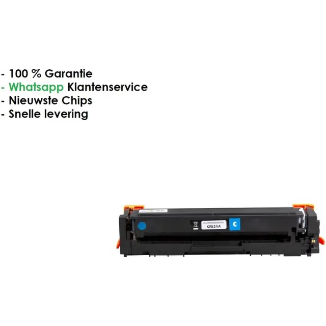 AtotZinkt Huismerk voor HP CF531A (205A) alternatief Toner cartridge Cyaan HP Color LaserJet Pro M154a HP Color LaserJet Pro M154nw HP Color LaserJet Pro M180nw HP Color LaserJet Pro M181fw HP Color Laserjet Pro MFP M180n