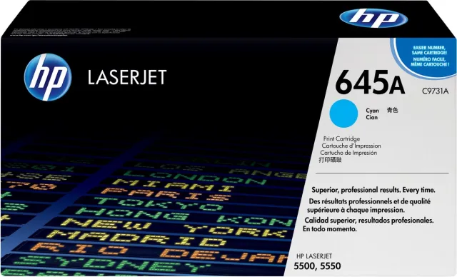 HP 645A - Tonercartridge / Cyaan