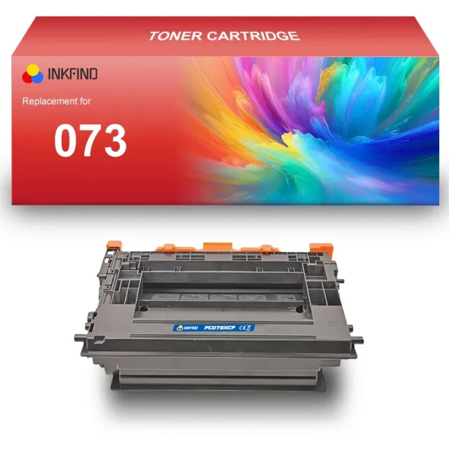 INKFIND 073 Tonercartridge compatibel met Canon 073L 073 Cartridge 073 073L Toner cartridge- 1-pack Zwart (extra hoge capaciteit) Zwart x 1
