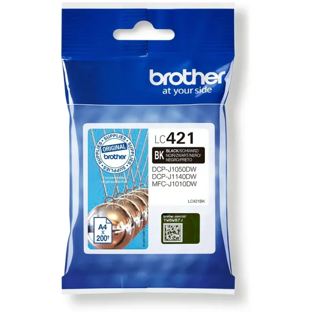 Brother LC421 inktcartridge zwart Cyan