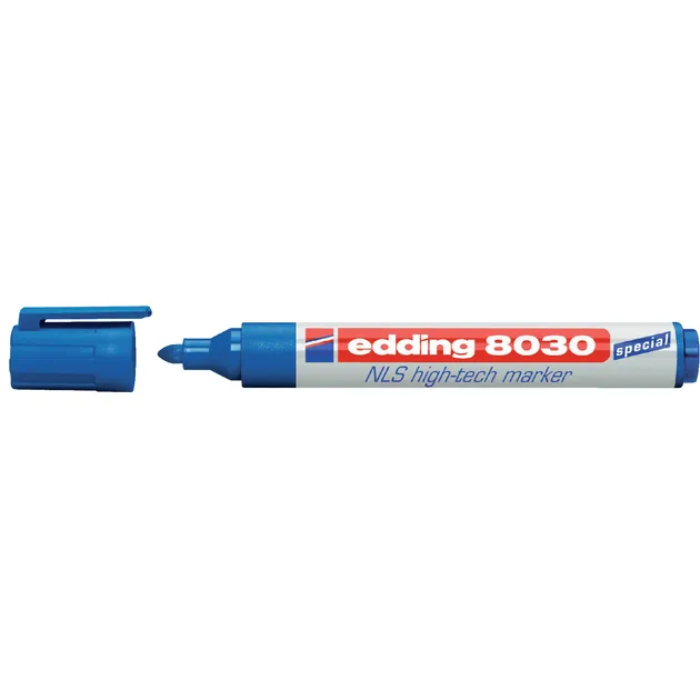 Edding Viltstift edding 8030 NLS high-tech 1.5-3mm blauw