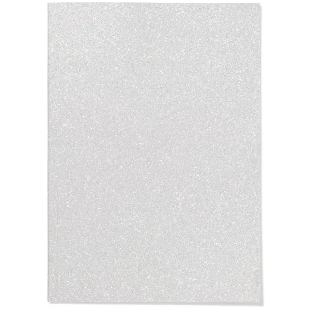 HEMA Schrift 25.5x18cm gelinieerd glitter (zilver)