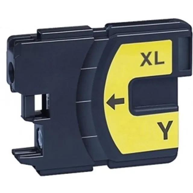 Inktkeuze LC-1100 XL Geel - Huismerk inktcartridge compatible met Brother DCP J125 \ DCP J140W \ DCP J315W \ DCP J515W \ MFC J220 \ MFC J265W \ MFC J410 \ MFC J415W