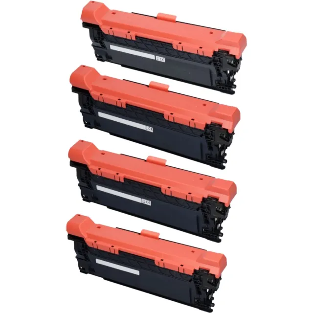 InktDL Huismerk geschikt voor HP 504A / 504X Toners - 4 Cartridges - Geschikt voor Color LaserJet CM3530FS - CP3525DN - CP3525N Multipack 4 Toner cartridges