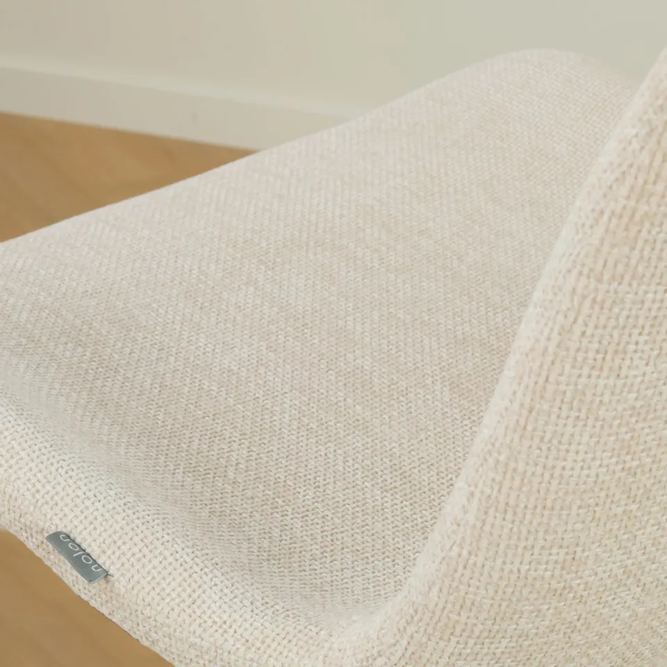 Nolon Nout-Fé bureaustoel cottonbeige - zwart onderstel, foto 4
