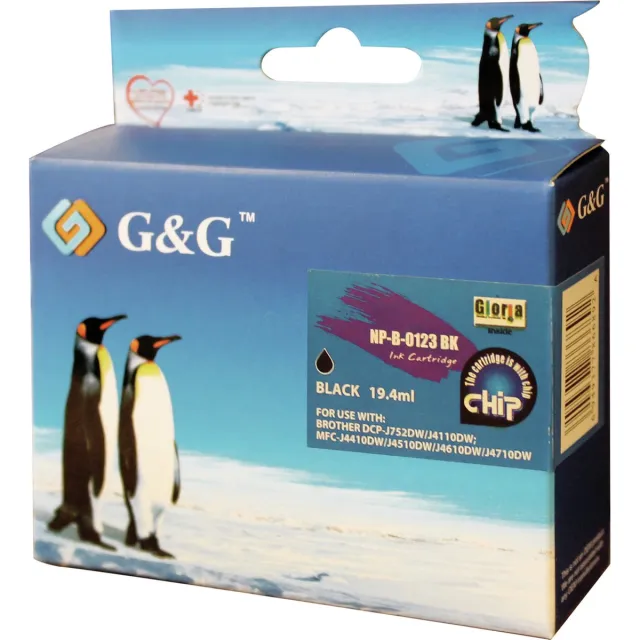 G&G cartridge Brother zwart 19,4ml
