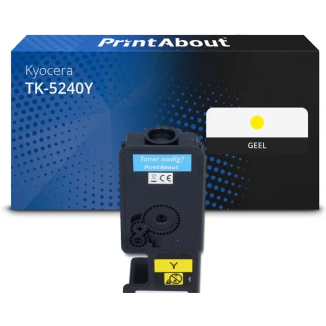 PrintAbout Huismerk Kyocera TK-5240Y Toner Geel