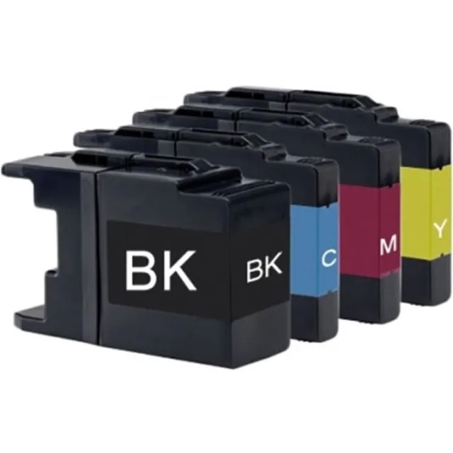 Inktkeuze LC-1220 XL Zwart + Alle Kleuren Set - Huismerk inktartridge compatible met Brother DCP J525W \ DCP J725W \ DCP J925W \ MFC J430W \ MFC J5910DW \ MFC J625DW \ MFC J6510DW \ MFC J6710DW \ MFC J6910DW \ MFC J825DW Zwart, Cyaan, Magenta, Geel