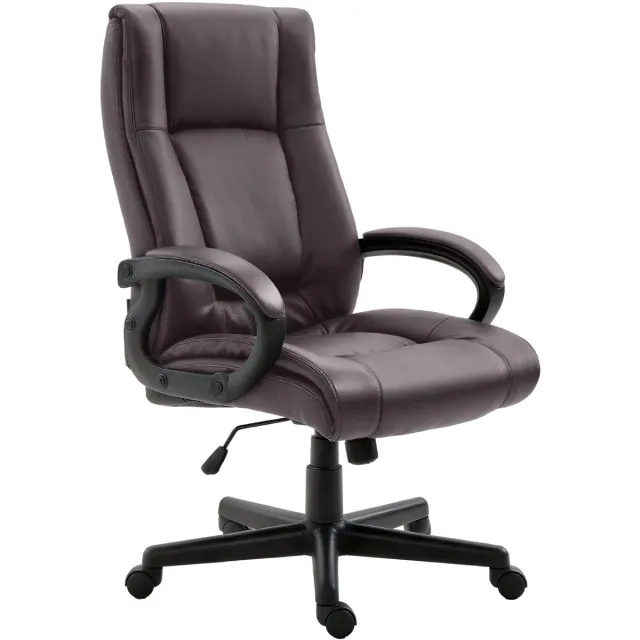 CLP XL Sparta Bureaustoel - ergonomische - voor volwassenen - kunstleer - bruin