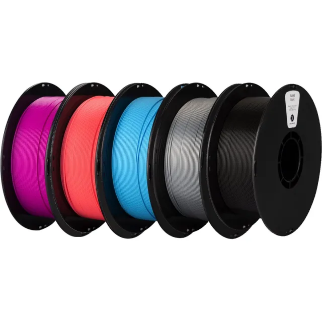 kexcelled PLA Combideal 5 x 1kg = 5kg PAARS, ROZE, LUCHT BLAUW, ZILVER & ZWART 3D Printer filament Paars,Roze,LichtBlauw,Zilver,Zwart/Purple,Pink,Light Blue,Silver,Black - 5kg Combinatie