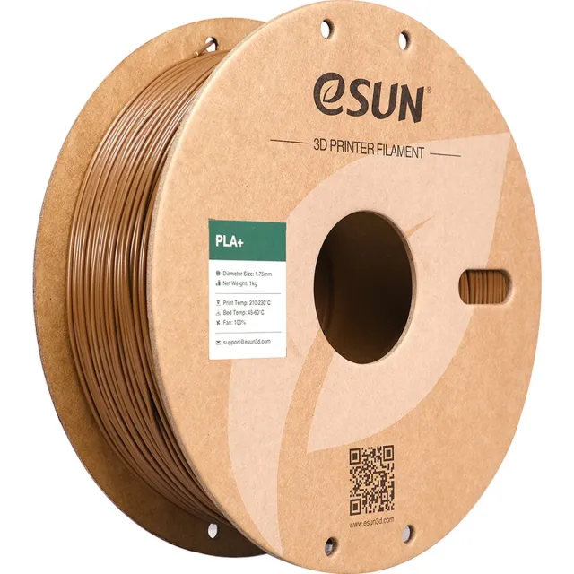 ESUN PLA+ Bruin / Brown - 1 kg - 1.75 mm - 3D printer en 3D pen filament