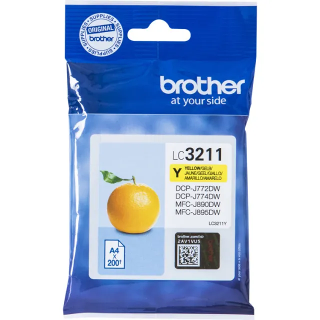 Brother LC-3211Y inktcartridge geel