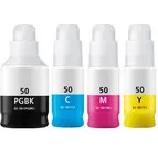 Canon Huismerk Canon GI-50 Inktcartridges Multipack (zwart + 3 kleuren)