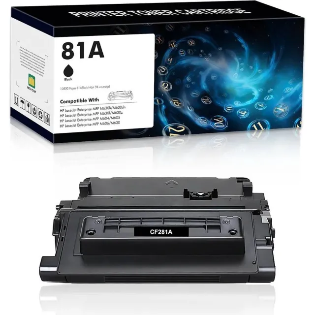 WeCare HP 81A CF281A - huismerk Toner - Zwart - 10500 Pagina's - Geschikt voor M605, M606, M630 Series