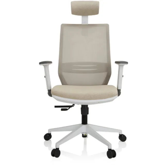 hjh office Bureaustoel PROFONDO PRO W Netstof / Stof beige hjh OFFICE