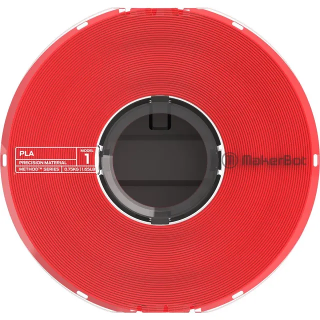 Makerbot Method - PLA Filament True Red – 750gr Rood