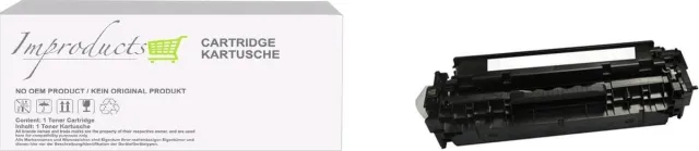 Improducts Toner cartridge - Alternatief Hp 125A HP CB540A Zwart