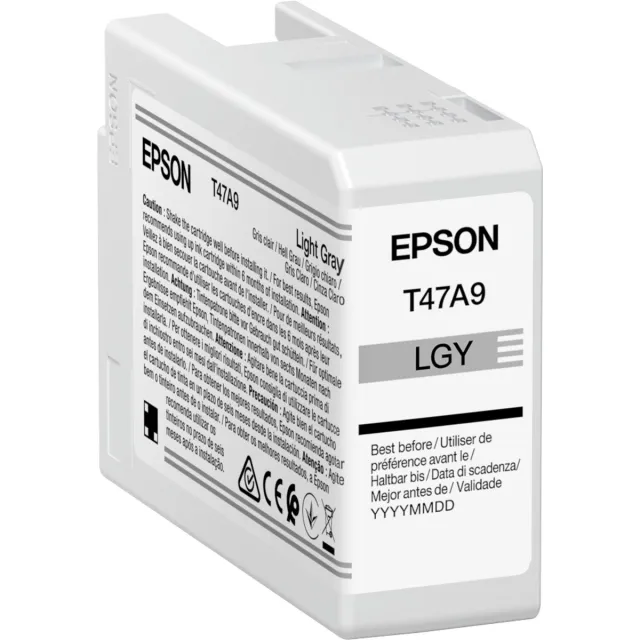 Epson T47A9 - 50 ml - lichtgrijs - origineel - inktcartridge - voor SureColor SC-P900 Light Grey