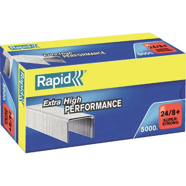 Rapid Nieten Rapid 24/8+ gegalvaniseerd super strong 5000 stuks
