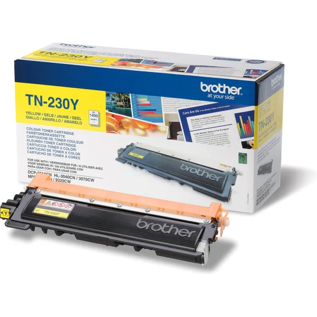 Brother TN-230Y gele toner Geel