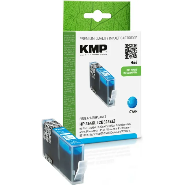 KMP H64 - Inktcartridge / Cyaan