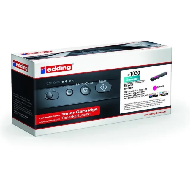 Edding Toner vervangt Brother TN-245M + TN-246M Compatibel Magenta 2200 bladzijden EDD-1030 18-1030