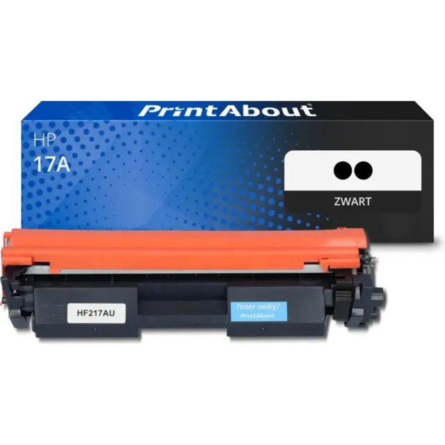 PrintAbout huismerk Toner 17A (CF217A) Zwart Multipack geschikt voor HP