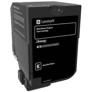 Lexmark 74C20K0 tonercartridge zwart, foto 2