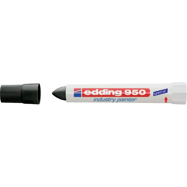 Edding Viltstift edding 950 pastamarker industry rond 10mm zwart