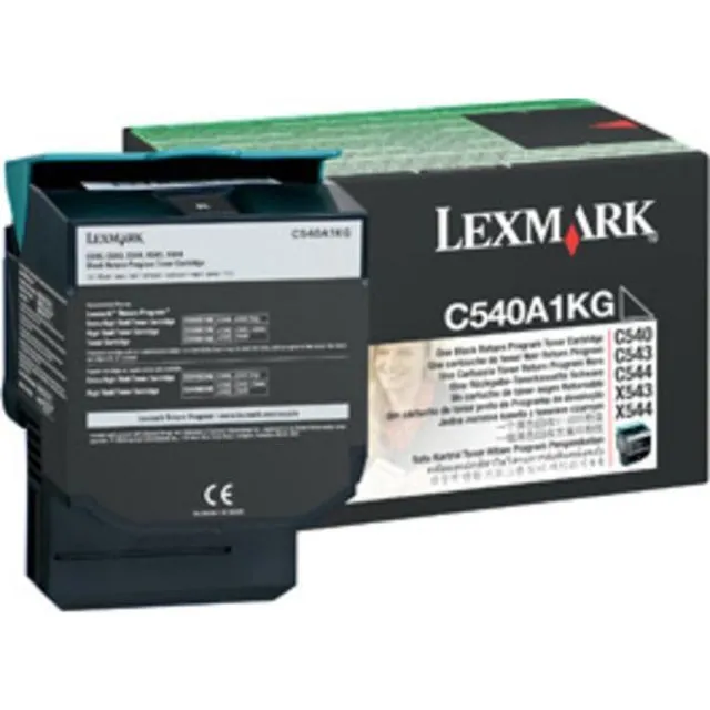 Lexmark Toner Cartridge 1k F C54x/X54x Zwart