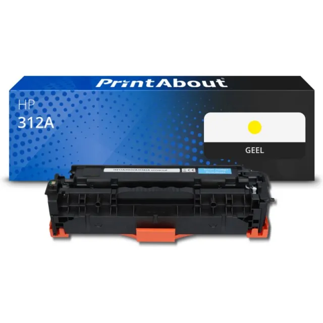 PrintAbout huismerk Toner 312A (CF382A) Geel Geschikt voor HP