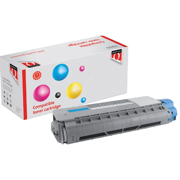 Quantore Toner Quantore alternatief tbv Oki 44315307 blauw