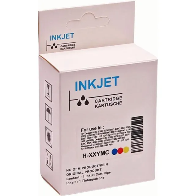 ABC Huismerk inkt cartridge voor HP 22XL kleur voor HP DeskJet 3910 3915 3920 3940 3940V 3950 D1300 Series D1311 D1320 D1330 D1341 D1360 D1400 SeriesD1420 D1430 D1445 D1450 D1455 D1460 D1500 van ABC