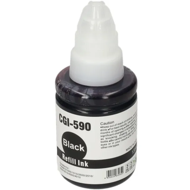 PrintAbout huismerk Inktcartridge GI-590BK Zwart geschikt voor Canon