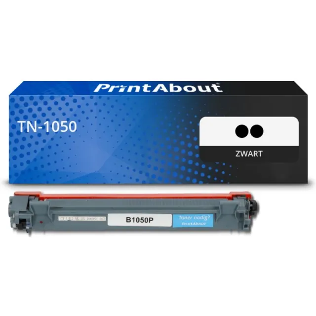 PrintAbout huismerk Toner TN-1050 Zwart Multipack Geschikt voor Brother