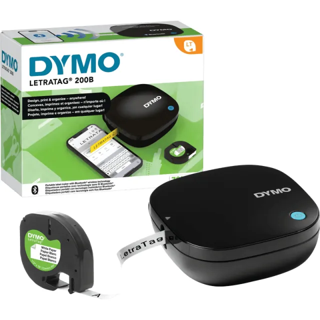 Dymo LetraTag 200B Bluetooth Labelprinter + tape