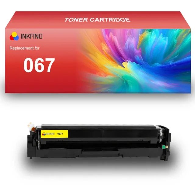 INKFIND 067 Geel tonercartridge compatibel met Canon 067 Geel toner cartridge - 1-pack Geel Geel x 1