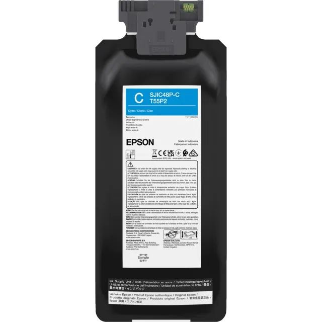 Epson SJIC48P-C inktcartridge 1 stuk(s) Origineel Normaal rendement Cyaan