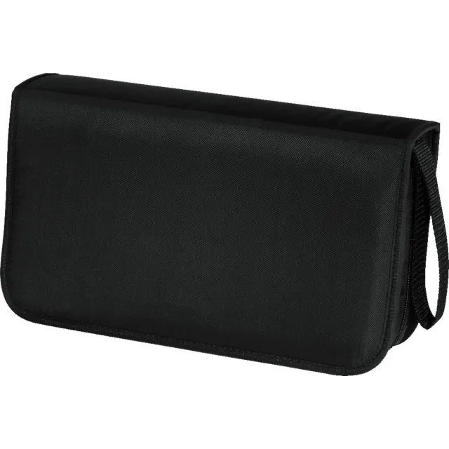 Hama Cd Wallet Nylon 80, Zwart