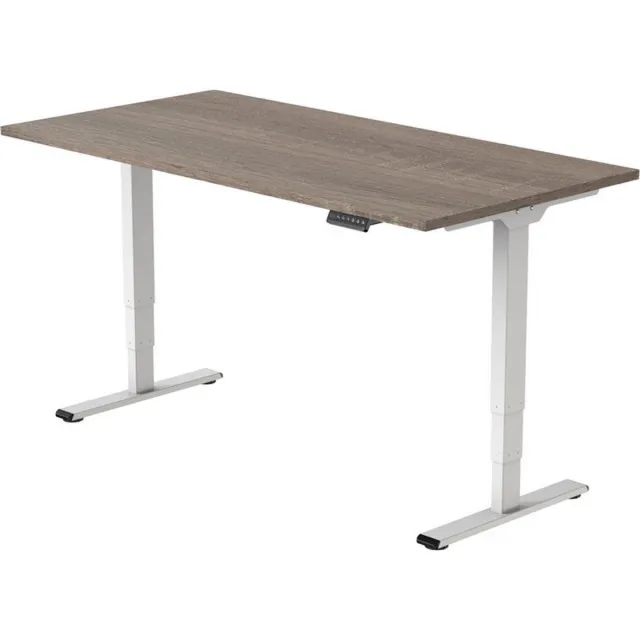 Game Hero Office Hero® Cosmic Elektrisch - Zit sta bureau in hoogte verstelbaar wit frame - Game bureau - Computertafel - Werktafel - 120x80 - Robson eik