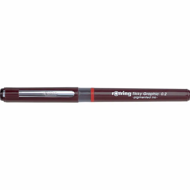 Rotring fineliner Tikky Graphic 0,2 mm zwart