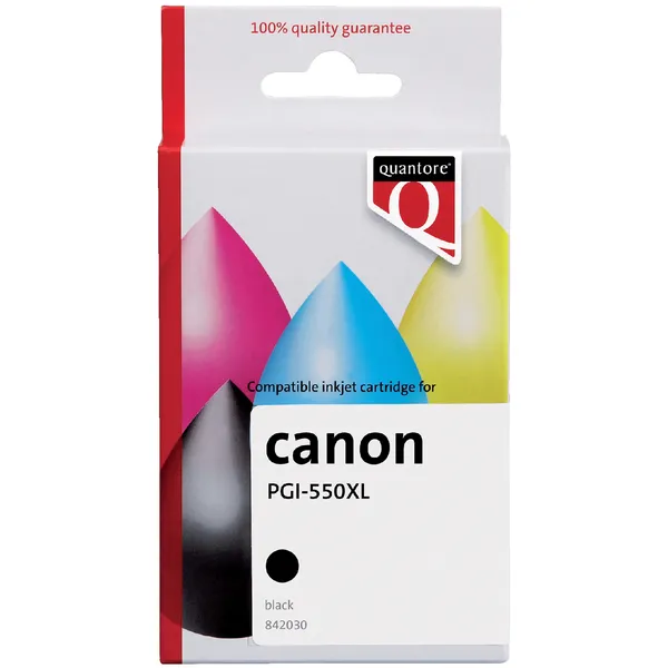 Quantore Inktcartridge Quantore alternatief tbv Canon PGI-550XL zwart HC