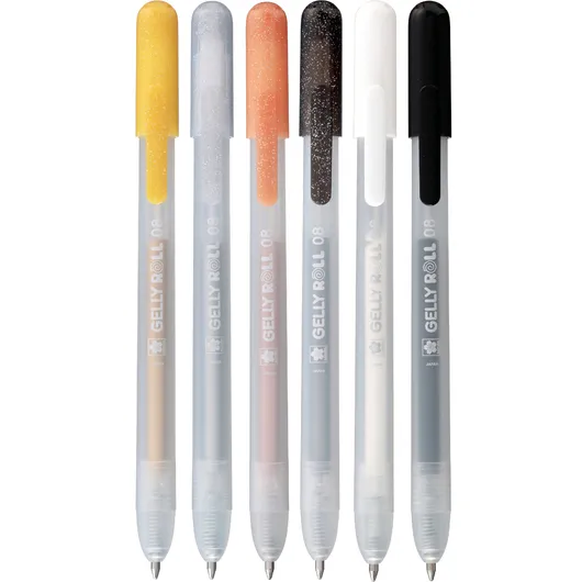 Sakura Gelschrijver Sakura Gelly Roll Special 08 klikfunctie set à 6 kleuren