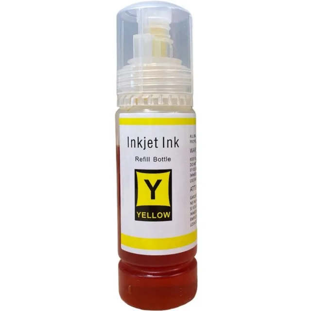 Inktkeuze 103Y | C13T00S44A Geel Huismerk inktfles compatible met Epson ECOTANK L1110 / ECOTANK L3110 / ECOTANK L3111 / ECOTANK L3150 / ECOTANK L3151 / ECOTANK L3156 / ECOTANK L3160 / ECOTANK L5190