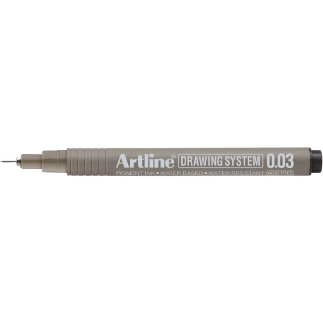 Artline Fineliner Drawing System 0,03 mm zwart